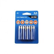 Аккумуляторы Acme Batteries AA Super Heavy Duty R6P/4pcs (Batteries AA Super Heavy Duty R6P4pcs)