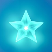 Ночник 'Звезда' LED от батареек белый 8,5х9х3,5 см фотография