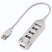 Hama USB 2.0 хаб “bus-powered“, 4-портовый, 39788 фото