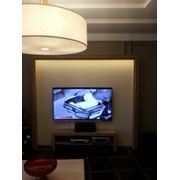 ТВ стенд с подсветкой фото