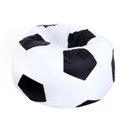 Кресло-мешок 'Футбольный мяч', d85, цвет черно-белый фотография