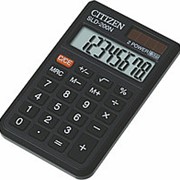 Калькулятор карманный Citizen SLD-200N, 8-разрядный, черный фото