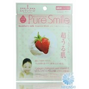 Молочная детокс маска для лица Pure Smile с эссенцией клубники 23мл 4526371006329 фото