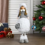 Кукла интерьерная “Ангел-девочка в платье с кудрявой юбочкой“ 48 см фотография