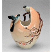 Коллекционная ваза “ Романс о влюбленнных“ керамическая фото