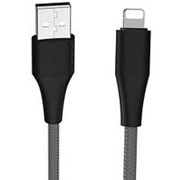 Кабель USB*2.0 Am - Lightning Hoco X32 2A Black, черный - 1 метр фотография