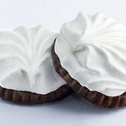 Печенье белая жемчужина с зефиром фотография