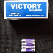 Батарейка VICTORY AAA UM-4 R03P 1,5v 1/60 фото