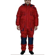 Костюм рабочий зимний ЛЮКС, куртка и полукомбинезон, спецодежда для защиты от низких температур