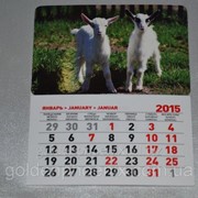 Календарь Два козлика на лугу фотография