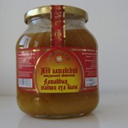 Мед цветочный 900 грамм (стекло) фото