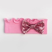 Повязка для девочки, цвет розовый, размер 46-50 фотография
