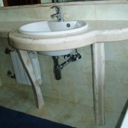 Столешницы из мрамора для ванных комнат фото