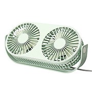 Мини Настольный Вентилятор Портативный Вентилятор Охлаждения Воздуха Двойная Головка Бесшумный Вентилятор 3 фото