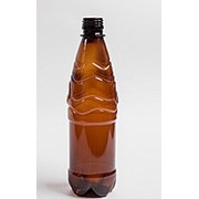 Бутылка ПЭТ 0,5литра коричневая 100шт/коробка фото