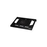 Подставка для ноутбука Hama Black Edition (00053070) 17.3" (295x350x53мм 20дБ 1x 140ммFAN 454г) пластик черный