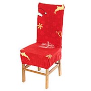 Универсальный эластичный чехол для стула в рождественском стиле, необходимое для рождественского украшения, фото
