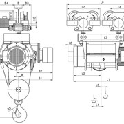 Таль электрическая 13Т 396465, г/п -10 тонн, в/п -12 метра, пр-во Болгария фото