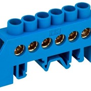 Шина нулевая в комбинации DIN-изолятора “Стойка“ ШНИ-8х12-6-КС-С IEK YNN10-812-6DP-K07 фото