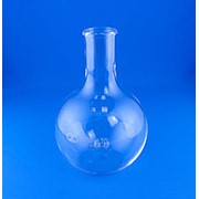 Плоскодонная стеклянная колба КП-2-2000 (без шлифа) фото