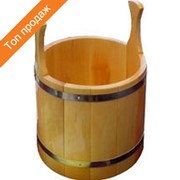 Запарник для бани и сауны деревянный лакированный на 17 литров фото