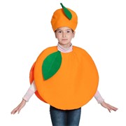 Карнавальный костюм для детей Карнавалофф Апельсинка детский, 98-122 см