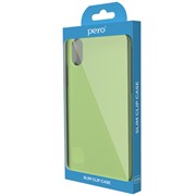 Чехол клип-кейс PERO софт-тач для Realme C11 мятный фотография