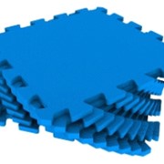 Универсальный коврик синий 33*33 см фото