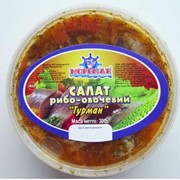 Салат рыбо-овощной “Гурман“ фото