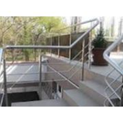 Перила металлические фото