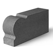 Кирпич облицовочный черный фасонный капля полнотелый "БрикСтоун" (320шт/под)