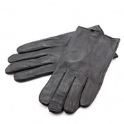 Черные мужские перчатки Pittards