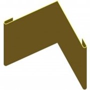 Угол внутренний простой В 250 мм 0,45мм полиэстер фото