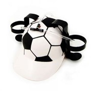 Каска “Футбол“ с крепежами для напитков фото