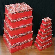 Комплект коробок из 16шт. “Красные шары“ 910-989 фото