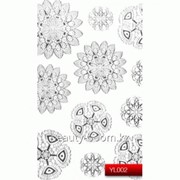 Стикеры Nail Art Sticker YL 002 серебро фотография