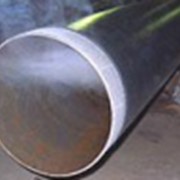 Трубы стальные в гидроизоляции с двухслойным и трёхслойным наружным покрытием из экструдированного полиэтилена для защиты от коррозии при прокладке газопроводов фотография