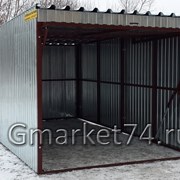 Металлический разборный гараж фото