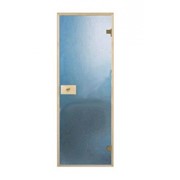 Стеклянные двери для сауны и бани Pal 80x190 (голубой) фотография