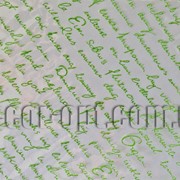 Пленка с рисунком Письмо зел. 60 см/400±10г 006440 фото