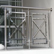 Перила для балконов из нержавеющей стали фото