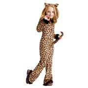 Карнавальный костюм для детей Fun World Леопард с ушками детский, M (8–10 лет) фотография