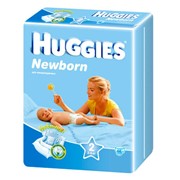 Детские Подгузники “Huggies Newborn“ 3-6кг. 66шт. фотография