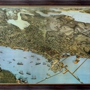 Картина Карта Сиэтла, Неизвестен фотография