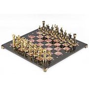 Шахматы Римские бронза креноид 40х40 см фотография