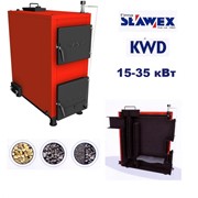 Котел твердотопливный дровяной Slawex KWD 15 кВт, Польша