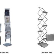 Мобильные стойки для буклетов Dix-Box 4х1 и Dix-Box 3х2 фотография