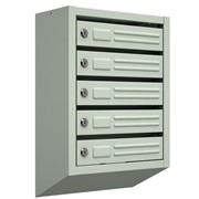 Вертикальный почтовый ящик Витерит-5, серый фото