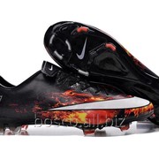 Футбольные бутсы Nike Mercurial Vapor X FG Black/White/Total Crimson фотография