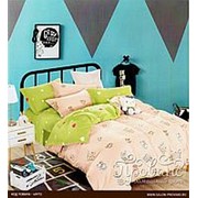 Комплект подросткового постельного белья Karna DELUX DOBY хлопковый сатин 1,5 спальный фото